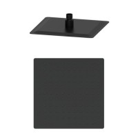 Тропическая лейка для душа WONZON & WOGHAND, Черный матовый (WW-88DP02-MB)