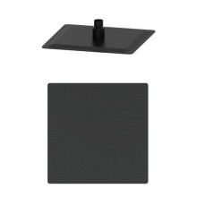 Тропическая лейка для душа WONZON & WOGHAND, Черный матовый (WW-88DP02-MB)