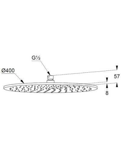 Верхний душ Kludi A-Qa 6434005-00 Хром