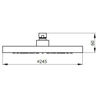 Верхний душ Cezares CZR-C-SP1-01