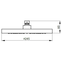 Верхний душ Cezares CZR-C-SP1-01