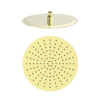 Тропическая лейка для душа WONZON & WOGHAND, Брашированное золото (WW-88DP04-BG)