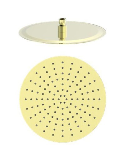 Тропическая лейка для душа WONZON & WOGHAND, Брашированное золото (WW-88DP04-BG)