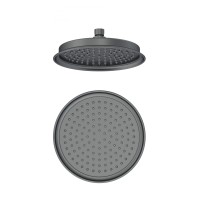 Тропическая лейка для душа WONZON & WOGHAND, Темный графит (WW-88DP05-BGM)