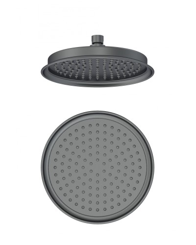 Тропическая лейка для душа WONZON & WOGHAND, Темный графит (WW-88DP05-BGM)