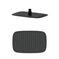 Тропическая лейка для душа WONZON & WOGHAND, Черный матовый (WW-88DP03-MB)