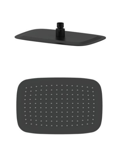 Тропическая лейка для душа WONZON & WOGHAND, Черный матовый (WW-88DP03-MB)