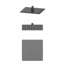 Тропическая лейка для душа WONZON & WOGHAND, Темный графит (WW-88DP06-BGM)