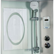 Душевой бокс WeltWasser WW500 Emmer 13555 135x135 10000003290 профиль Хром стекло прозрачное