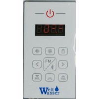 Душевой бокс WeltWasser WW500 Emmer 13555 135x135 10000003290 профиль Хром стекло прозрачное