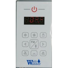 Душевой бокс WeltWasser WW500 Emmer 13555 135x135 10000003290 профиль Хром стекло прозрачное