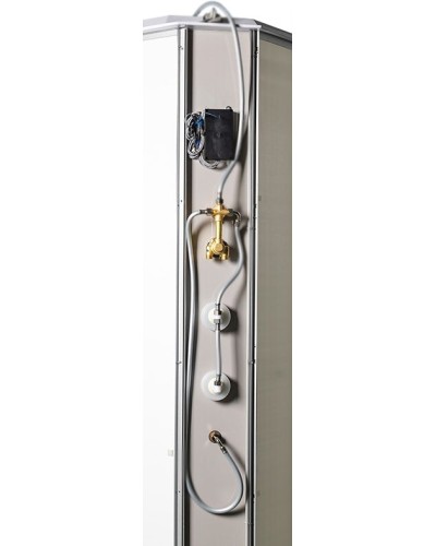 Душевой бокс WeltWasser WW500 Emmer 13555 135x135 10000003290 профиль Хром стекло прозрачное