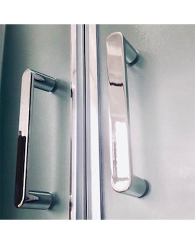 Душевой бокс Royal Bath ALP 170х100 RB170ALP-C-CH-R с гидромассажем стекло матовое задняя стенка Белая