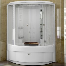 Душевой бокс Radomir Даниэла 140x140 1-04-1-0-0-0730 профиль Белый стекло прозрачное