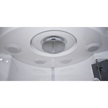 Душевой бокс Radomir Лаура 128x128 1-04-1-0-0-0820 профиль Белый стекло прозрачное