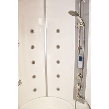 Душевой бокс Radomir Лаура 128x128 1-04-1-0-5-0891 профиль Белый стекло матовое