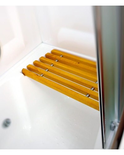 Душевой бокс Radomir Элис 2 168x85 L 1-04-1-1-5-0961 профиль Белый стекло матовое