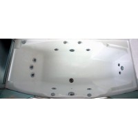 Душевой бокс Radomir Элис 2 168x85 L 1-04-1-1-5-0960 профиль Белый стекло прозрачное