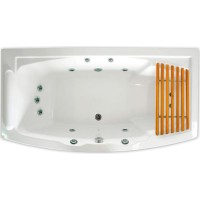 Душевой бокс Radomir Элис 2 168x85 R 1-04-1-2-5-0961 профиль Белый стекло матовое