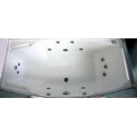 Душевой бокс Radomir Элис 2 168x85 R 1-04-1-2-5-0961 профиль Белый стекло матовое