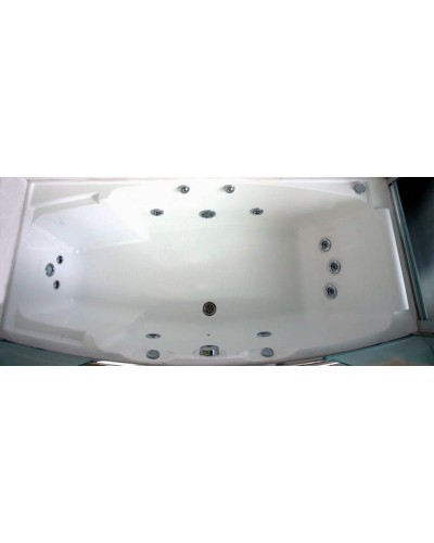 Душевой бокс Radomir Элис 2 168x85 R 1-04-1-2-5-0961 профиль Белый стекло матовое