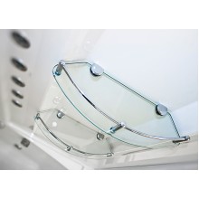 Душевой бокс Radomir Элис 2 168x85 R 1-04-1-2-5-0961 профиль Белый стекло матовое