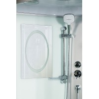 Душевой бокс WeltWasser WW500 Emmer 13555-2 135х135 10000004657 профиль Хром стекло прозрачное