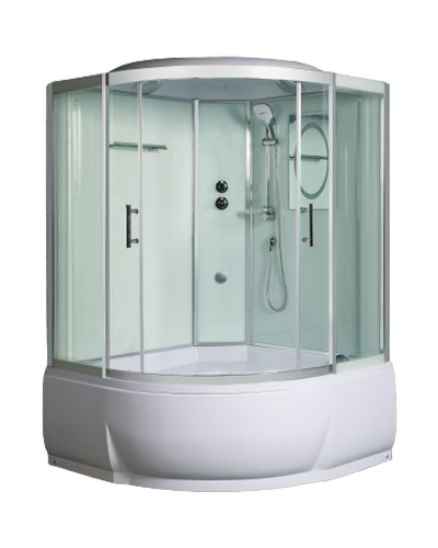 Душевой бокс WeltWasser WW500 Emmer 13555-2 135х135 10000004657 профиль Хром стекло прозрачное