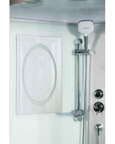 Душевой бокс WeltWasser WW500 Emmer 15055-2 150х150 10000004658 профиль Хром стекло прозрачное