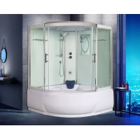 Душевой бокс WeltWasser WW500 Emmer 15055-2 150х150 10000004658 профиль Хром стекло прозрачное