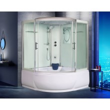 Душевой бокс WeltWasser WW500 Emmer 15055-2 150х150 10000004658 профиль Хром стекло прозрачное