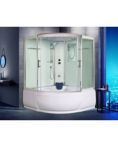 Душевой бокс WeltWasser WW500 Emmer 15055-2 150х150 10000004658 профиль Хром стекло прозрачное