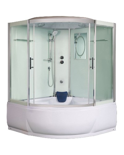 Душевой бокс WeltWasser WW500 Emmer 15055-2 150х150 10000004658 профиль Хром стекло прозрачное