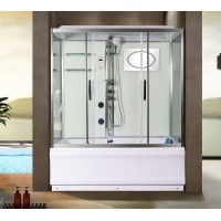 Душевой бокс WeltWasser WW500 Emmer 150/85/55 150х85 10000003925 с гидромассажем