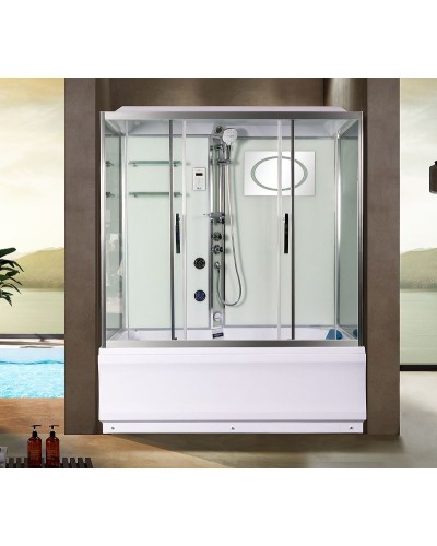 Душевой бокс WeltWasser WW500 Emmer 150/85/55 150х85 10000003925 с гидромассажем