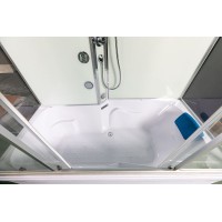 Душевой бокс WeltWasser WW500 Emmer 150/85/55-2 150х85 10000004659 профиль Хром стекло прозрачное