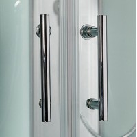 Душевой бокс WeltWasser WW500 Emmer 150/85/55-2 150х85 10000004659 профиль Хром стекло прозрачное