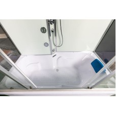 Душевой бокс WeltWasser WW500 Emmer 170/85/55-2 170х85 10000004660 профиль Хром стекло прозрачное