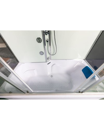 Душевой бокс WeltWasser WW500 Emmer 170/85/55-2 170х85 10000004660 профиль Хром стекло прозрачное