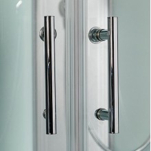 Душевой бокс WeltWasser WW500 Emmer 170/85/55-2 170х85 10000004660 профиль Хром стекло прозрачное