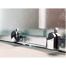 Душевая кабина Royal Bath НК RB90HK2-M-CH 90x90 с гидромассажем стекло матовое задняя стенка Белая