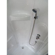 Душевая кабина Royal Bath НК RB90HK1-M-CH 90x90 профиль Хром задняя стенка Белая