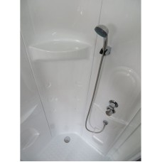 Душевая кабина Royal Bath НК RB90HK1-M-CH 90x90 профиль Хром задняя стенка Белая