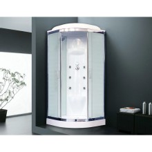 Душевая кабина Royal Bath НК 90x90 RB90HK7-WC-CH с гидромассажем стекло матовое задние стенки Белые