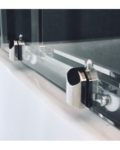 Душевая кабина Royal Bath НК RB90HK2-T-CH 90x90 с гидромассажем профиль Хром задняя стенка Белая