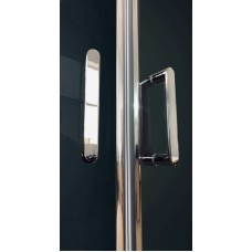 Душевая кабина Royal Bath НК 90x90 RB90HK6-BT-CH стекло прозрачное задняя стенка Черная