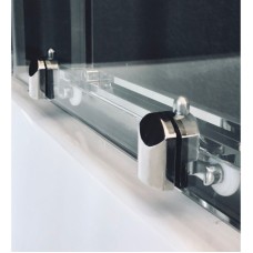 Душевая кабина Royal Bath ВК 120x80 RB8120BK2-T-CH-L с гидромассажем стекло прозрачное задние стенки Белые