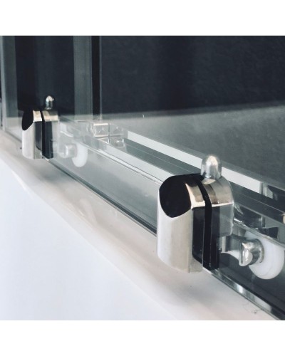 Душевая кабина Royal Bath HP 80х80 RB80HP6-WT-CH стекло прозрачное задняя стенка Белая