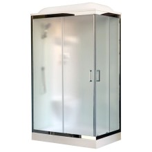Душевая кабина Royal Bath HP 120х80 RB8120HP6-WC-CH-L стекло матовое задняя стенка Белая