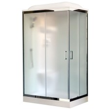 Душевая кабина Royal Bath HP 120х80 RB8120HP6-WC-CH-L стекло матовое задняя стенка Белая